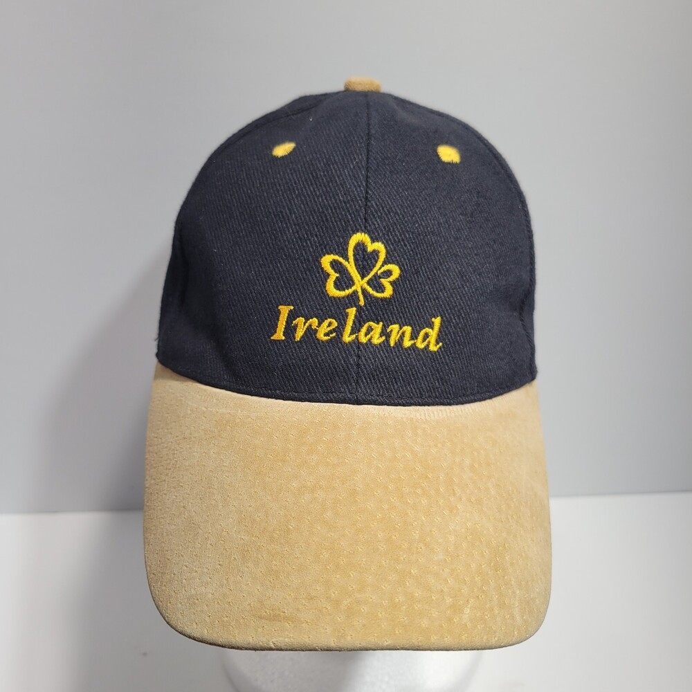 Dublin Hat Cap Strapback Beige Black Baseball Hiker Hiking Ireland Logo Mens